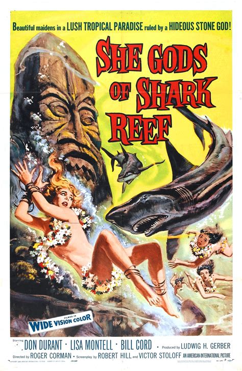 she gods|She Gods of Shark Reef (1958 film) Roger Corman .